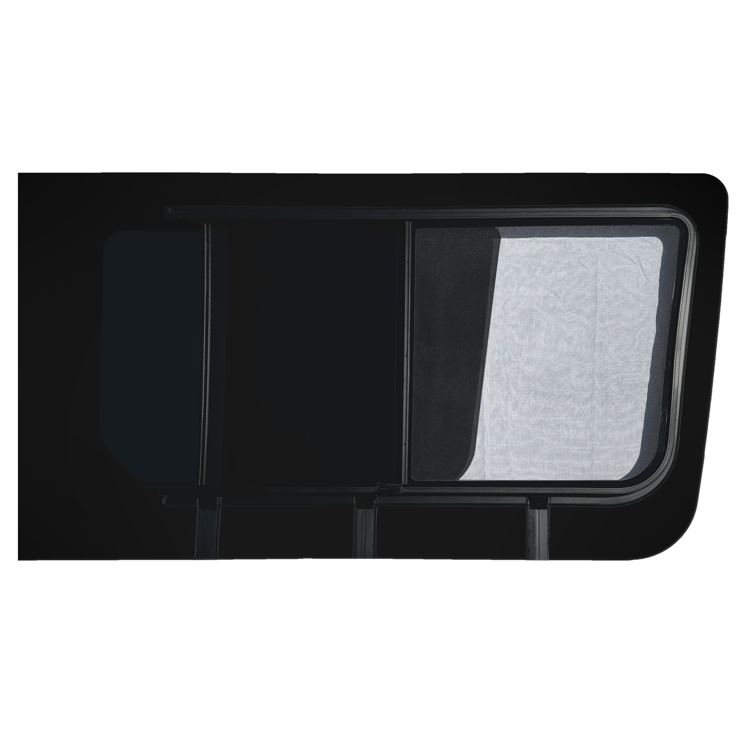 Mercedes Sprinter Passenger Side Sliding Window With Fly Screen