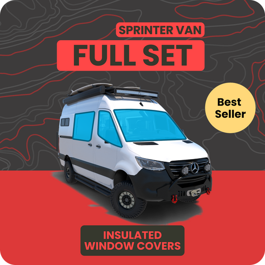 Full 8-Piece Window Cover Set - Sprinter Van