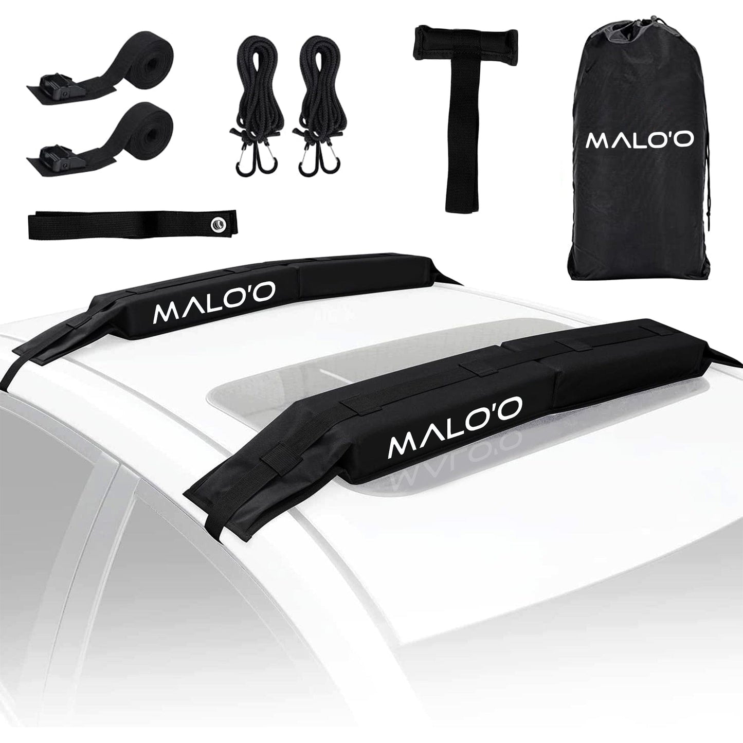 Surfboard Roof Rack – Soft Rack for Cars & SUVs for Safe Board Transport