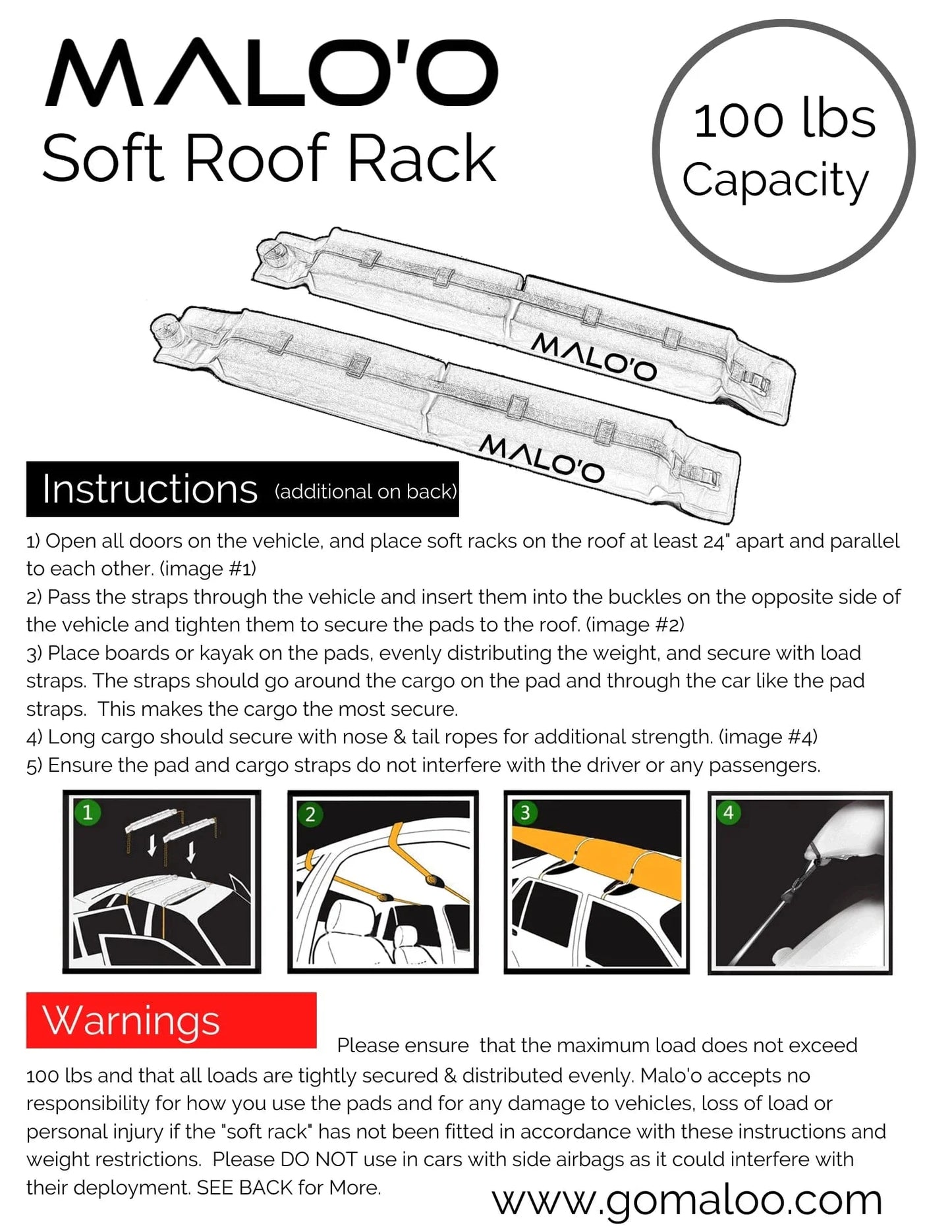 Surfboard Roof Rack – Soft Rack for Cars & SUVs for Safe Board Transport