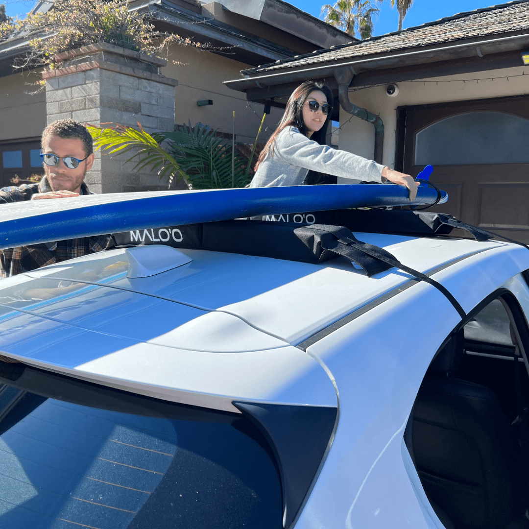 Surfboard Roof Rack – Soft Rack for Cars & SUVs for Safe Board Transport