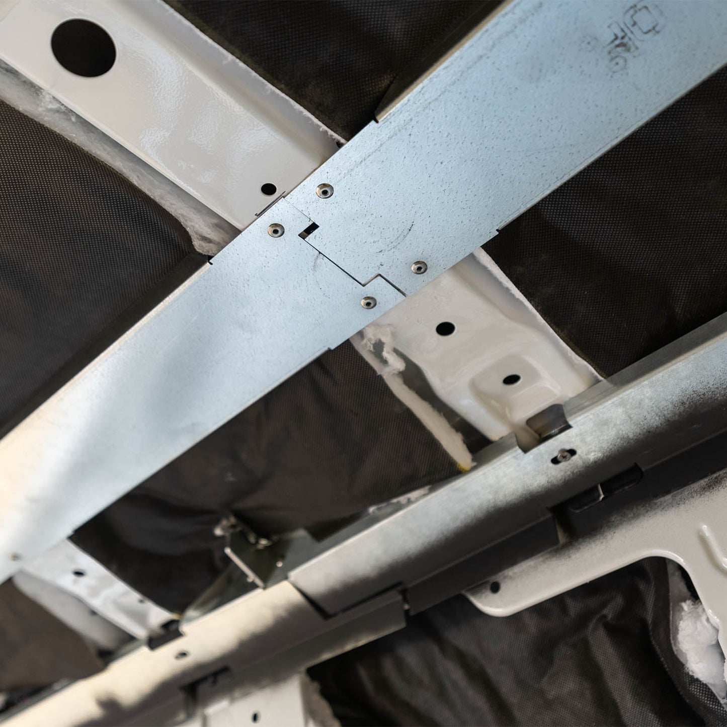 Overhead Cabinet Structural Assembly for Promaster Vans