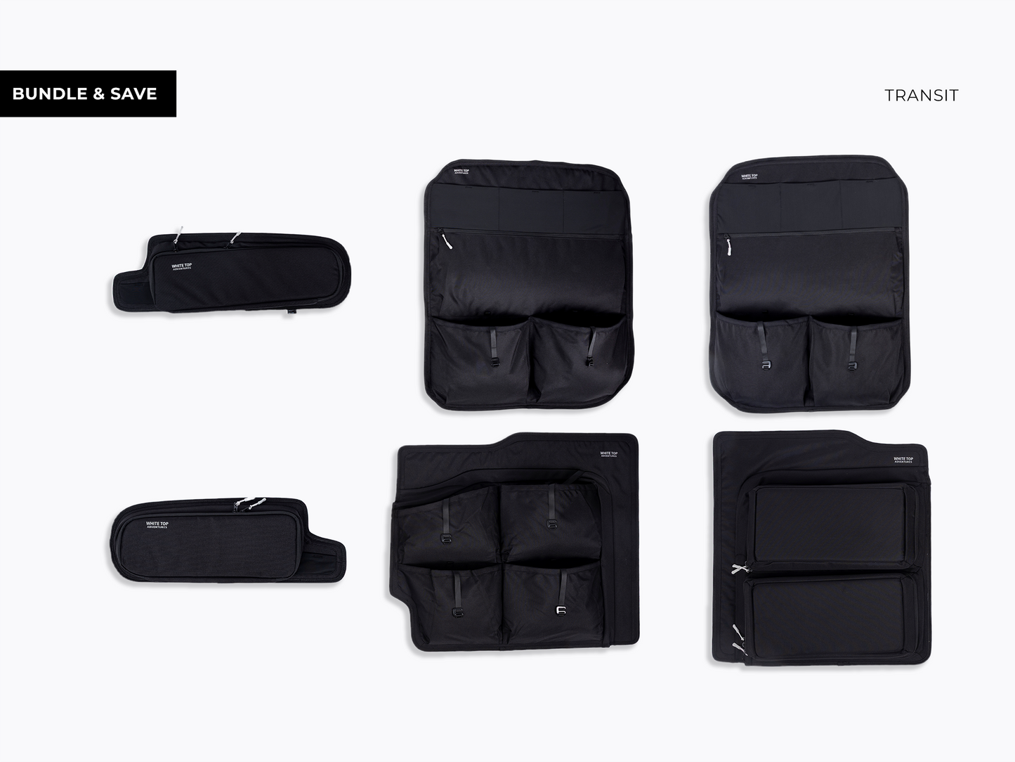 Ford Transit Rear Door Storage Panels Bundle (Upper, Middle & Lower)