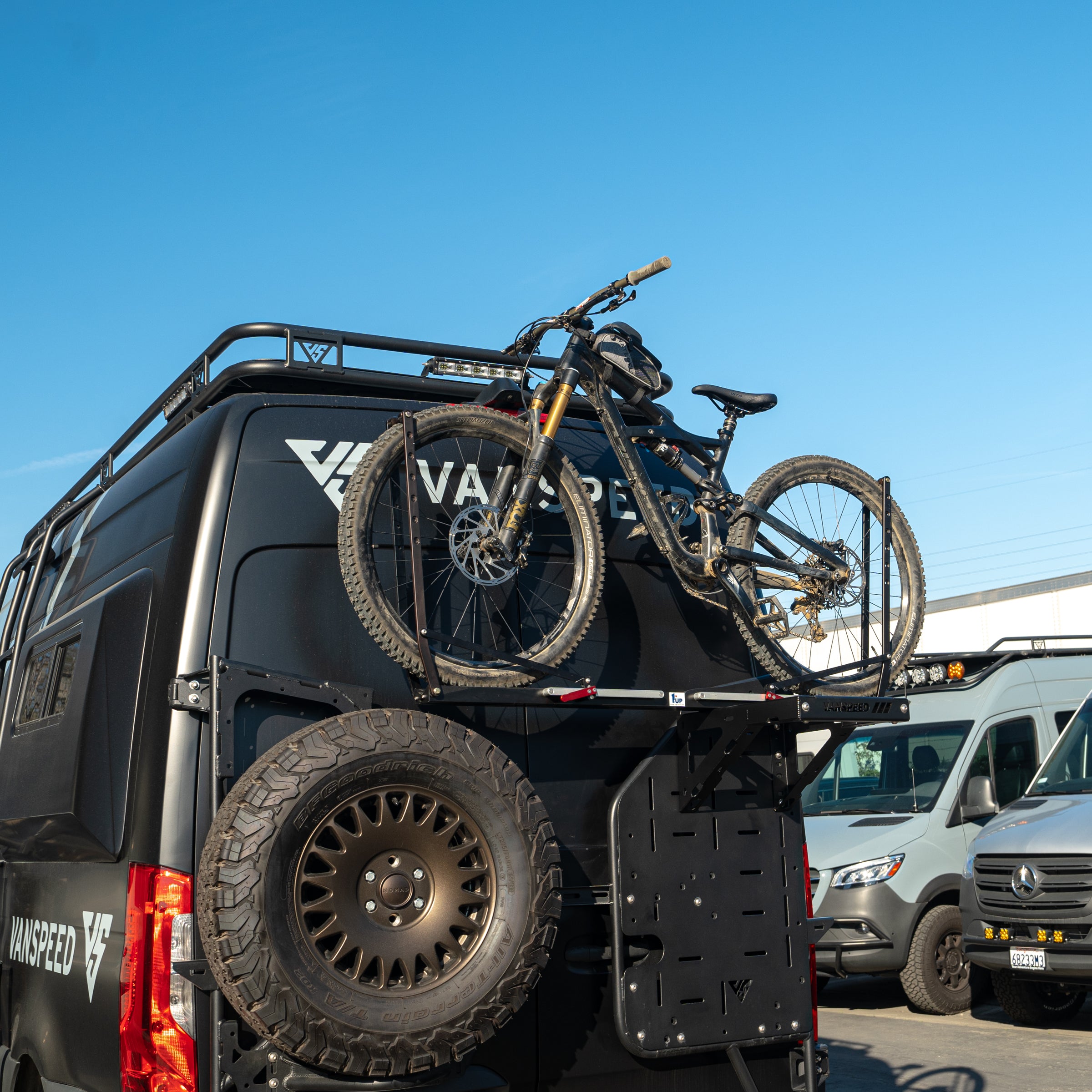 Van roof best sale bike rack